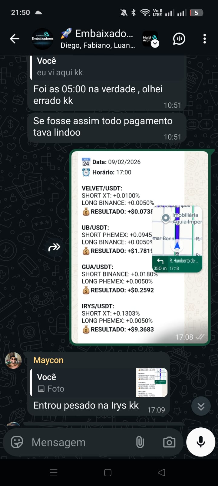 Testemunho Multi Arbitrage