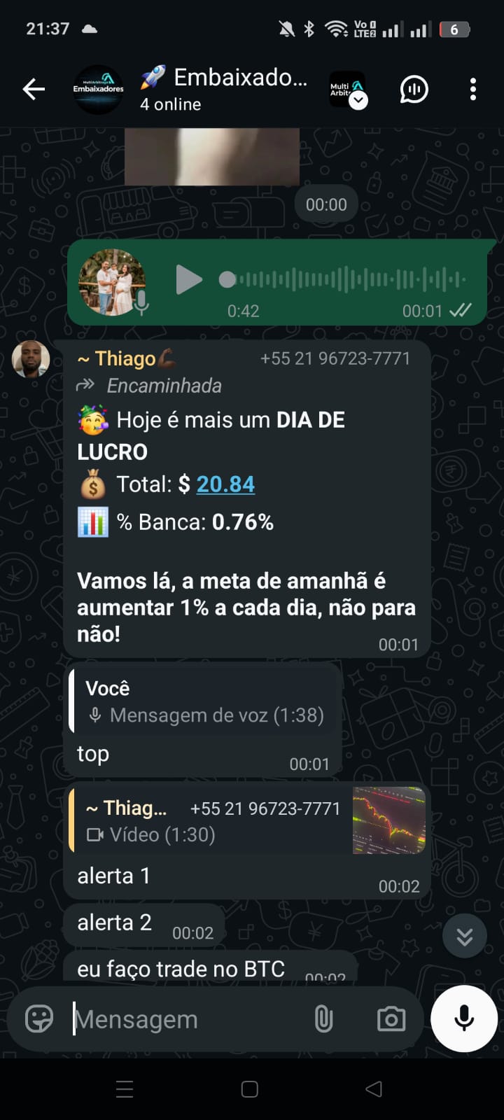 Testemunho Multi Arbitrage