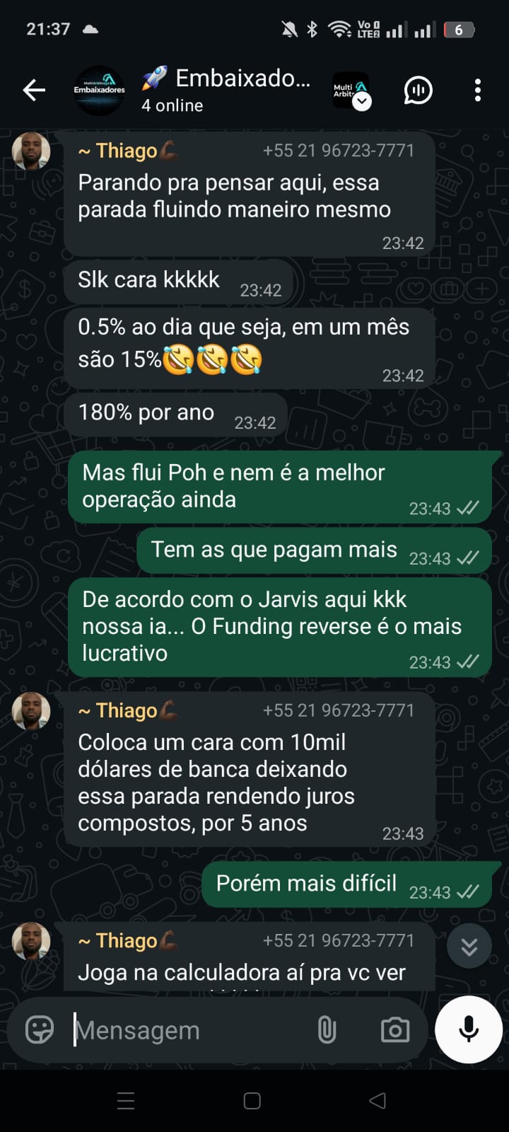 Testemunho Multi Arbitrage